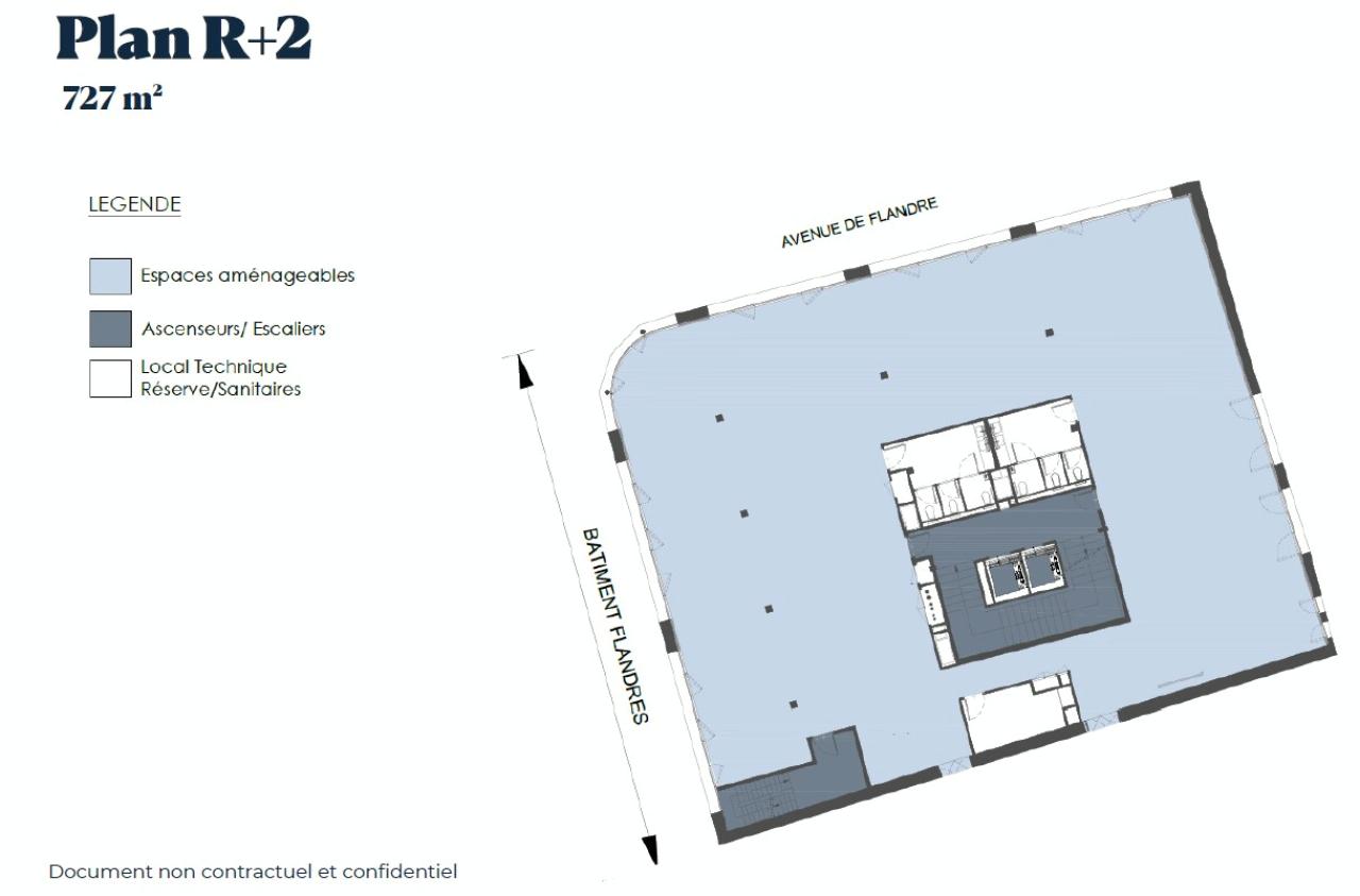 Bureau Paris 4000m² Location bureau Paris OLBUR2531897 8